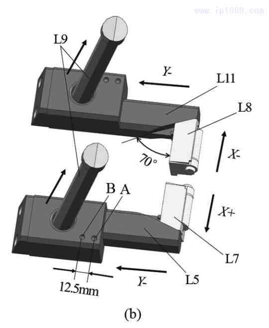 圖 5　斜導柱液壓組合式二次抽芯結構2