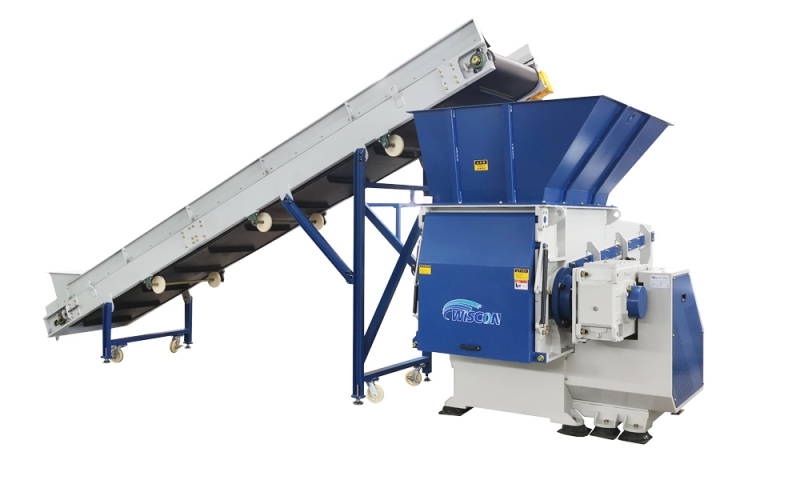 撕碎機配輸送帶